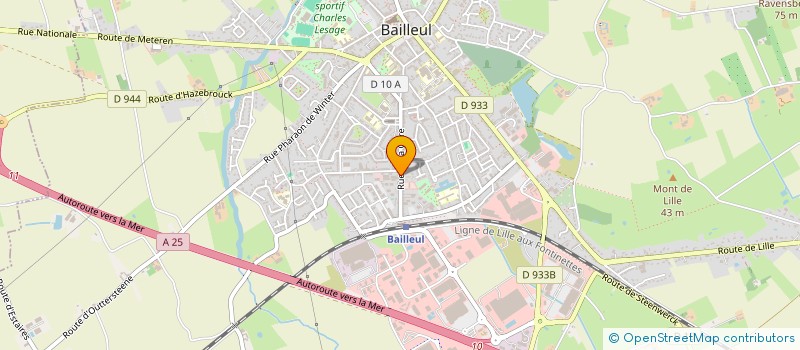 localisation de l'entreprise DEBUG PC SERVICES à BAILLEUL