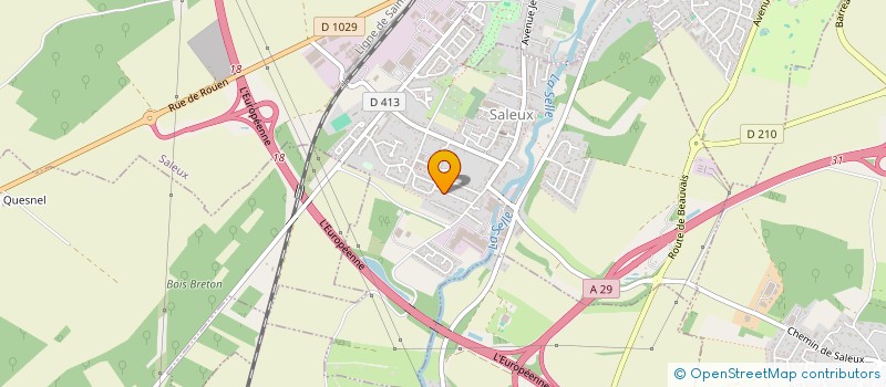 localisation de l'entreprise DEBUIGNY IMMOBILIER  SALEUX