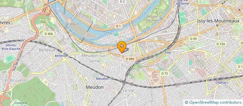 localisation de l'entreprise DEBURSY à ISSY-LES-MOULINEAUX