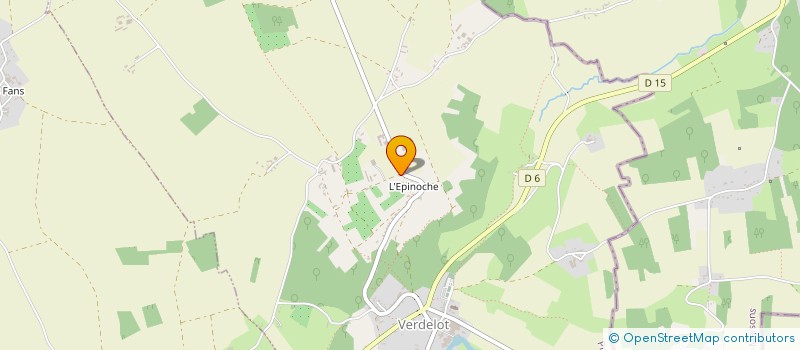 localisation de l'entreprise DEBUSSY  VERDELOT