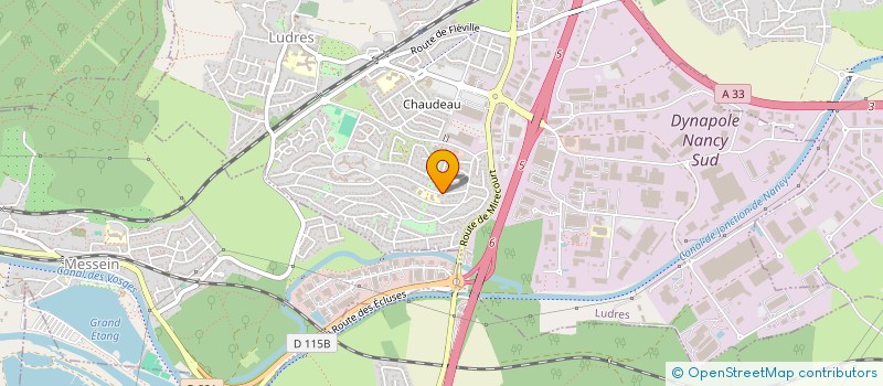 localisation de l'entreprise DEBUSSY LUDRES  LUDRES