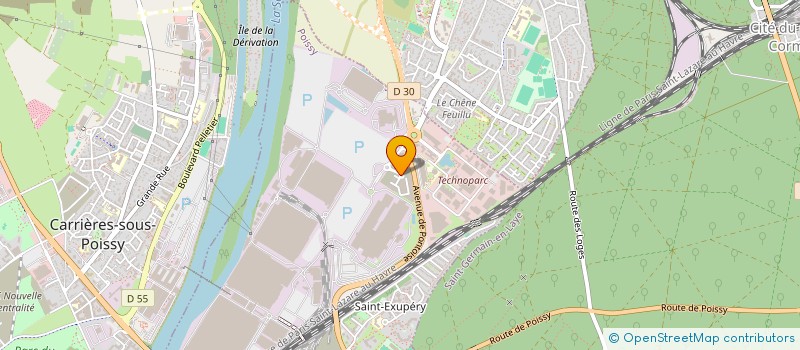 localisation de l'entreprise DEBUSSY MODELISME à POISSY