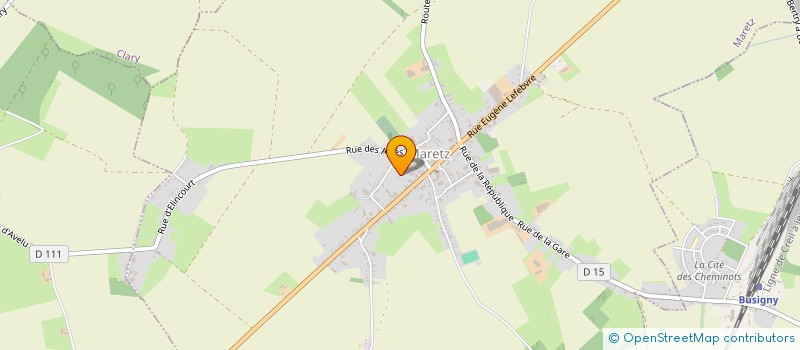 localisation de l'entreprise DEBUT à MARETZ