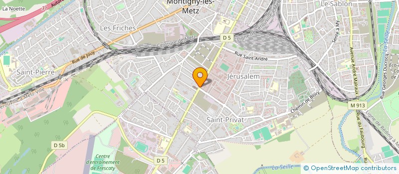 localisation de l'entreprise DEBUT MARS à MONTIGNY-LES-METZ