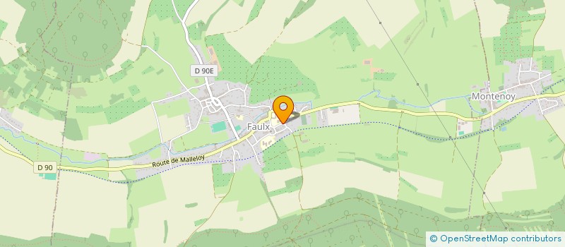 localisation de l'entreprise DEBUY RICHARD  FAULX