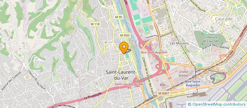 localisation de l'entreprise DEBYLENY à SAINT-LAURENT-DU-VAR