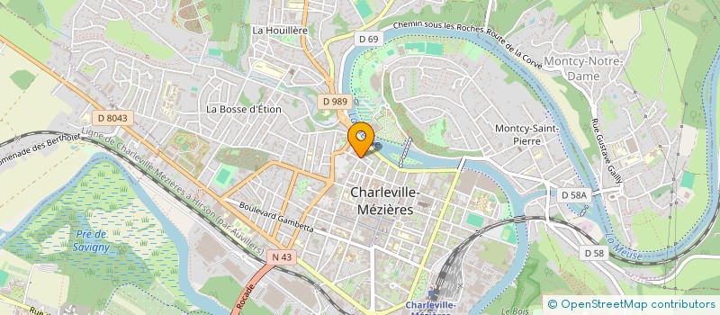 localisation de l'entreprise DEBYS HENRIET INDIVISION  CHARLEVILLE-MEZIERES