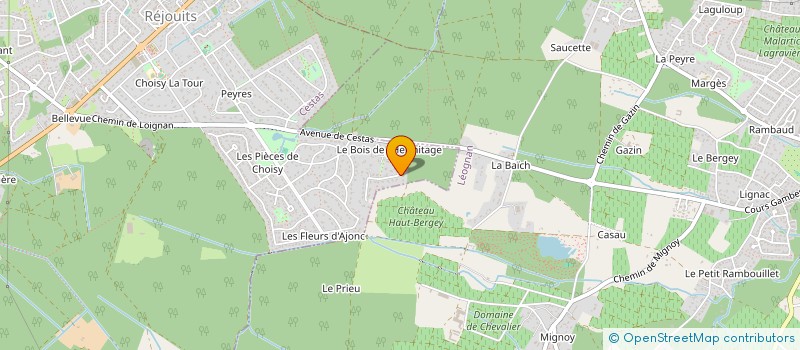 localisation de l'entreprise DEBZQUAI56  CESTAS