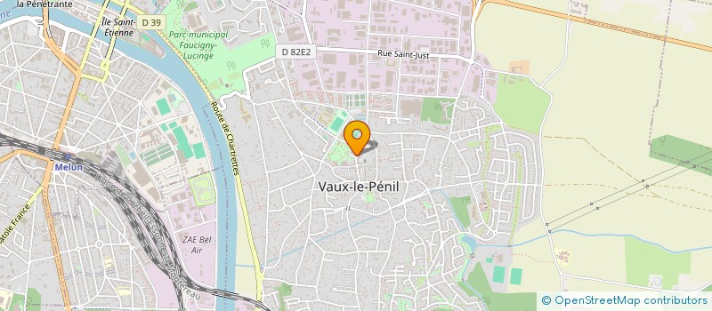 localisation de l'entreprise DEC à VAUX-LE-PENIL
