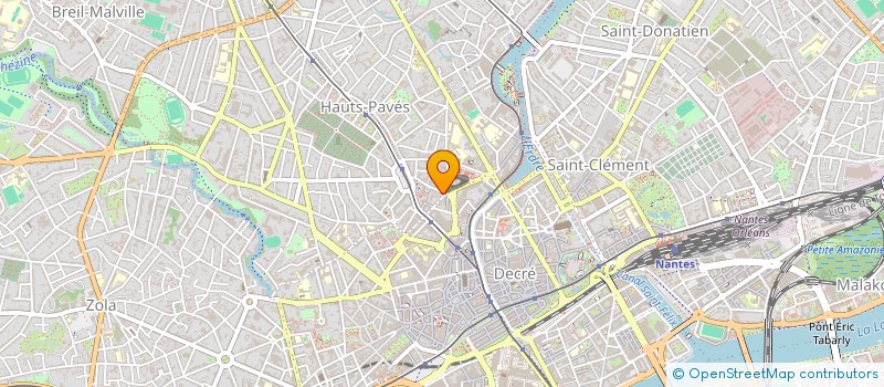 localisation de l'entreprise DEC à NANTES