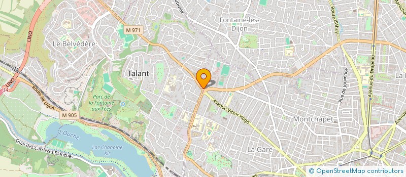 localisation de l'entreprise DEC'ALPHA  DIJON