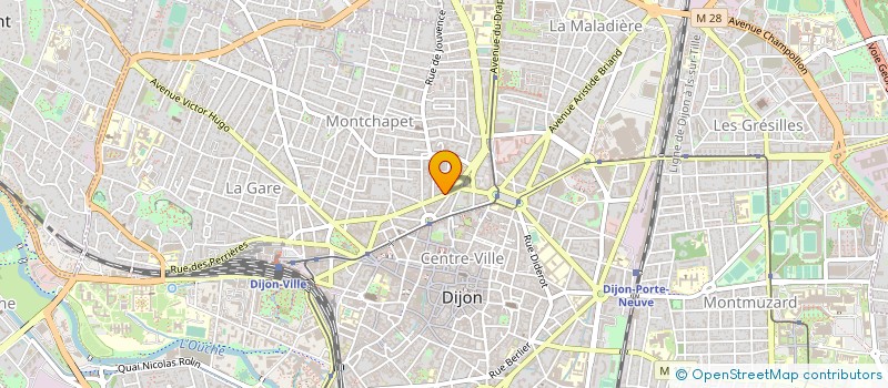 localisation de l'entreprise DEC' AUDIO à DIJON