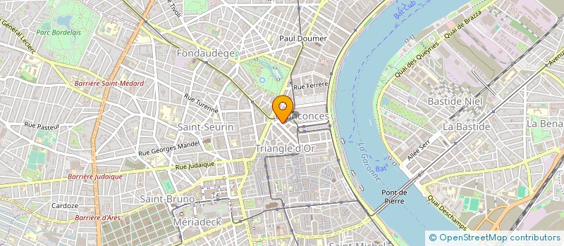 localisation de l'entreprise DEC CABINET DENTAIRE  BORDEAUX