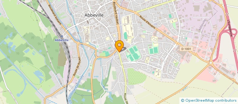 localisation de l'entreprise DEC-IMMO à ABBEVILLE