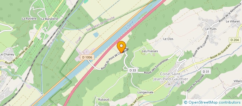 localisation de l'entreprise DEC SPORT  COISE-SAINT-JEAN-PIED-GAUTHIER