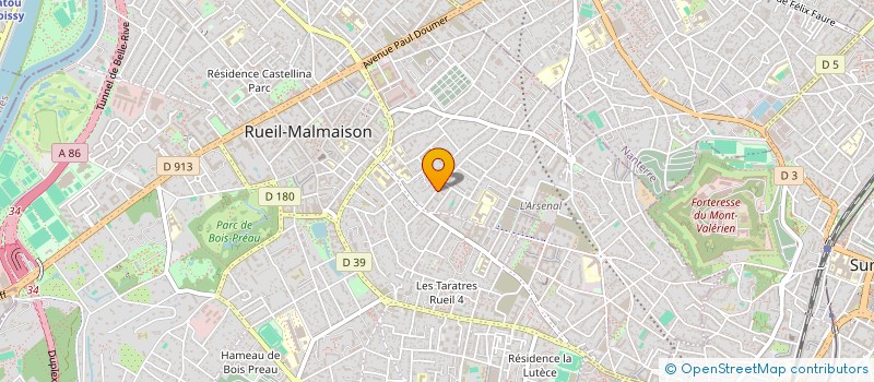 localisation de l'entreprise DEC UP à RUEIL-MALMAISON