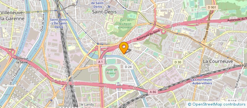 localisation de l'entreprise DECA à SAINT-DENIS
