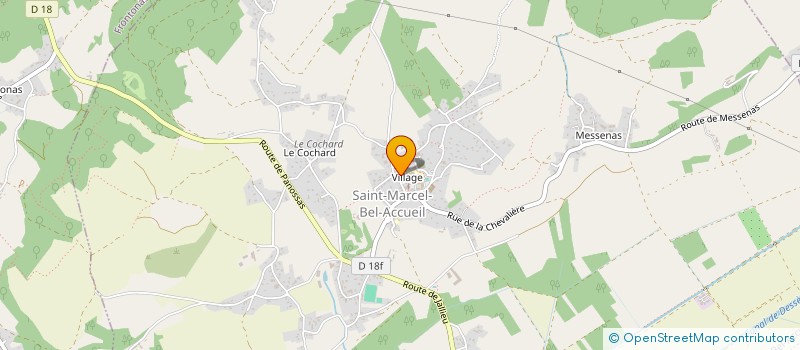 localisation de l'entreprise DECA 38  SAINT-MARCEL-BEL-ACCUEIL