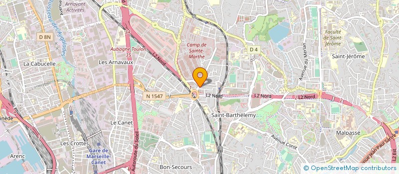 localisation de l'entreprise DECA à MARSEILLE