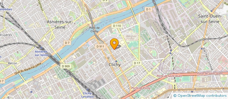 localisation de l'entreprise DECA à CLICHY