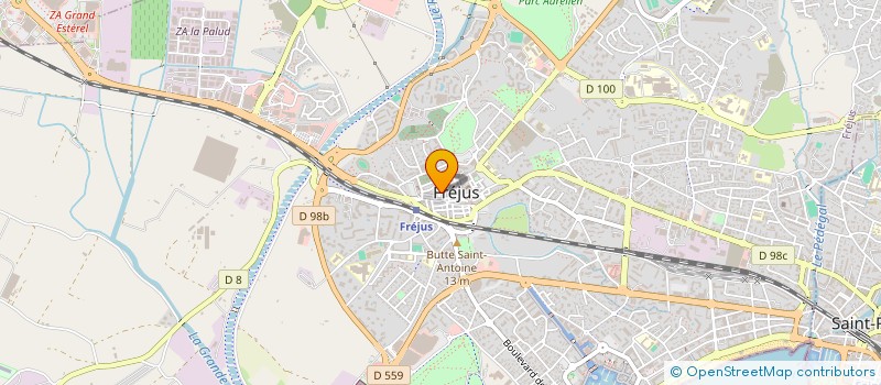 localisation de l'entreprise DECA ATECA à FREJUS