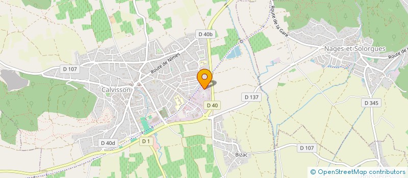 localisation de l'entreprise DECA FACTORY  CALVISSON