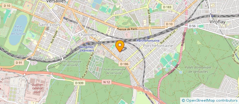 localisation de l'entreprise DECA FORM à VERSAILLES