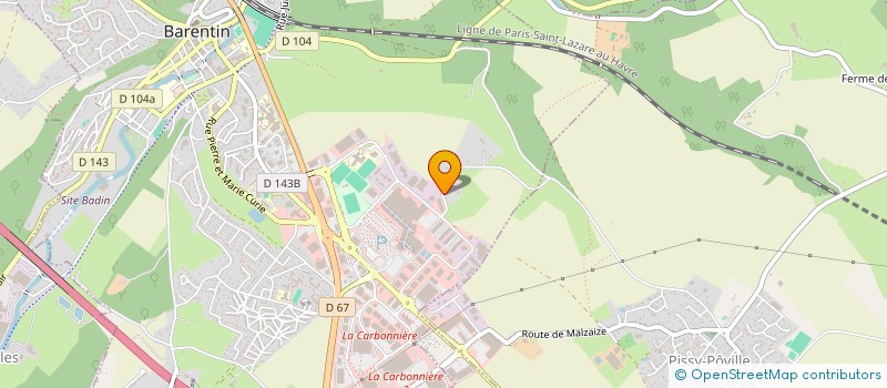 localisation de l'entreprise DECA PROPRETE HAUTE NORMANDIE I  BARENTIN