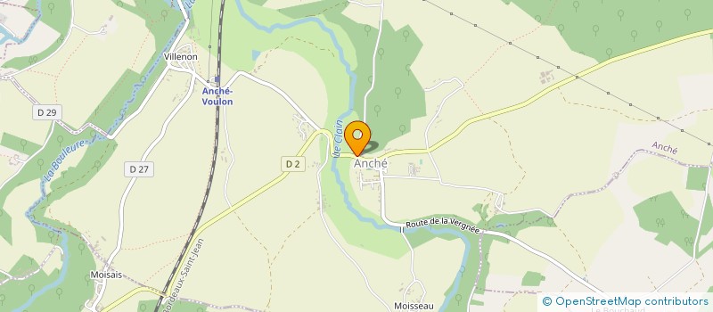 localisation de l'entreprise DECA VRD  CELLE-LEVESCAULT