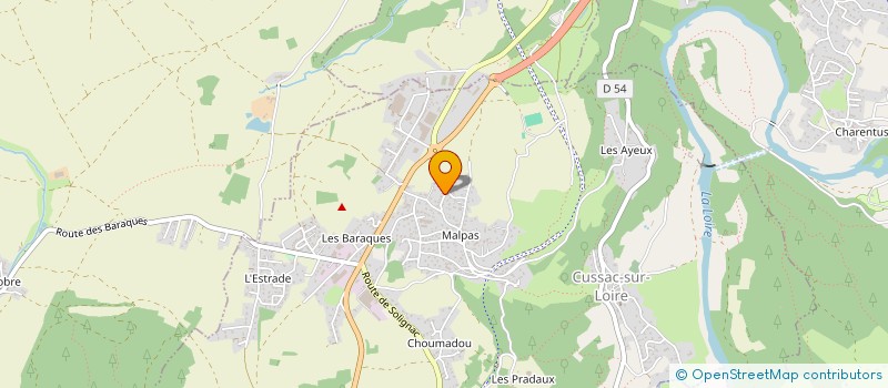 localisation de l'entreprise DECABVIL à AURILLAC