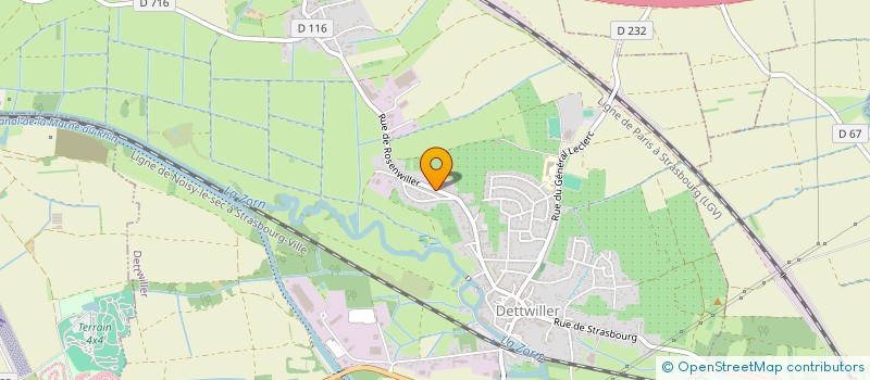 localisation de l'entreprise DECAD  DETTWILLER