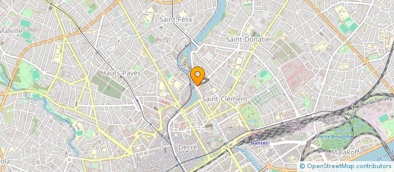 localisation de l'entreprise DECADANSE  NANTES