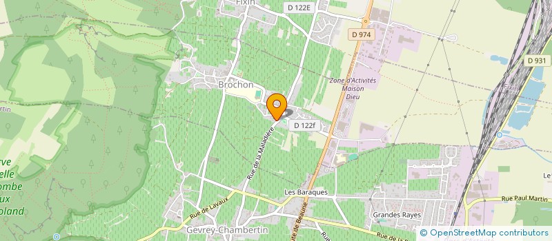 localisation de l'entreprise DECADO à BROCHON