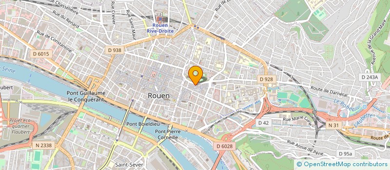 localisation de l'entreprise DECAGONE  ROUEN