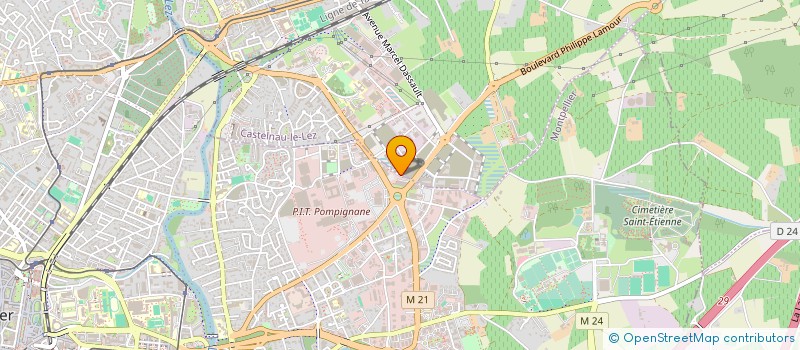 localisation de l'entreprise DECALAM FRANCE à MONTPELLIER