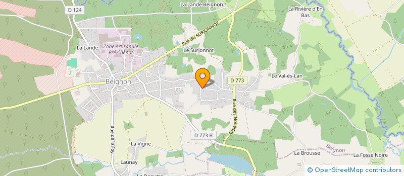 localisation de l'entreprise DECALAMINAGE MOTEUR DE BROCELIANDE  BEIGNON