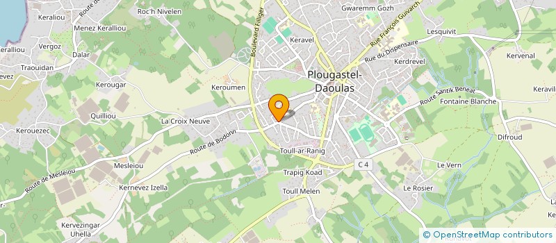 localisation de l'entreprise DECALE  PLOUGASTEL-DAOULAS