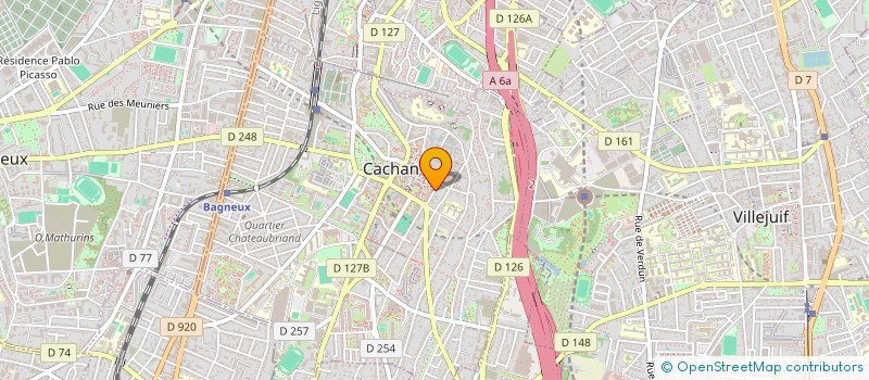 localisation de l'entreprise DECALES à CACHAN