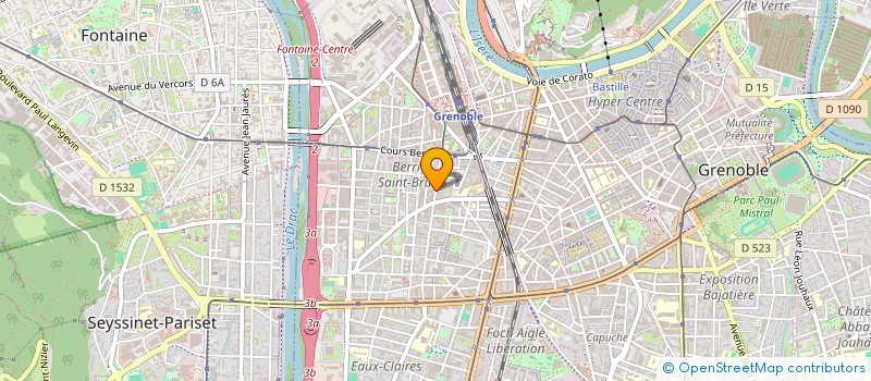 localisation de l'entreprise DECALOG à GRENOBLE