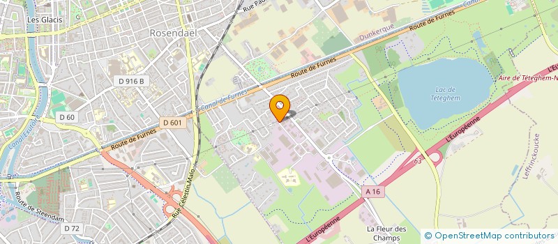 localisation de l'entreprise DECAMA LAROYE  TETEGHEM-COUDEKERQUE-VILLAGE