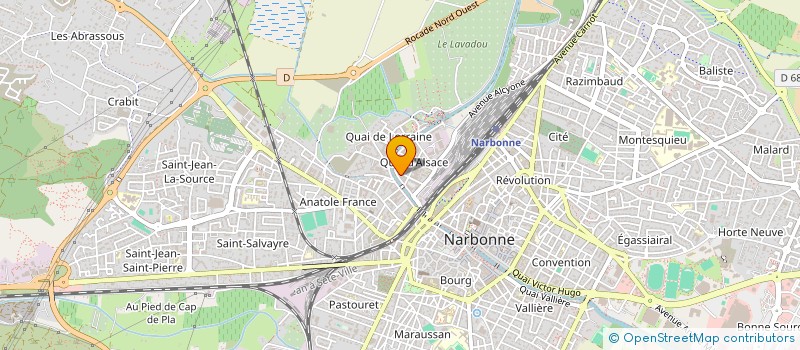 localisation de l'entreprise DECAMELPAU  NARBONNE