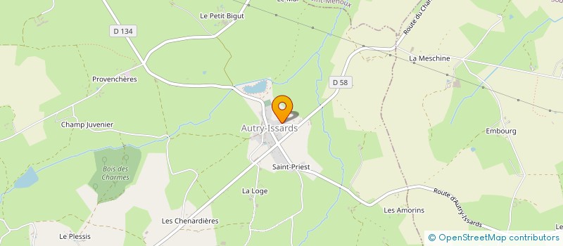 localisation de l'entreprise DECAMESTRE  SOUVIGNY