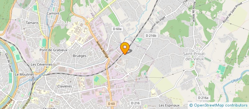 localisation de l'entreprise DECAMPOS CARRELAGE  ALES