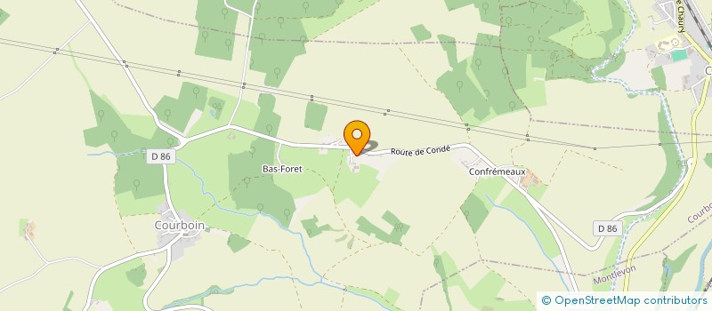 localisation de l'entreprise DECAMPS CONSEIL  COURBOIN