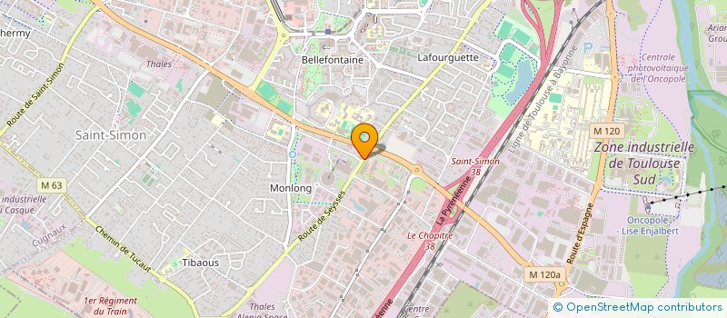 localisation de l'entreprise DECANET  TOULOUSE