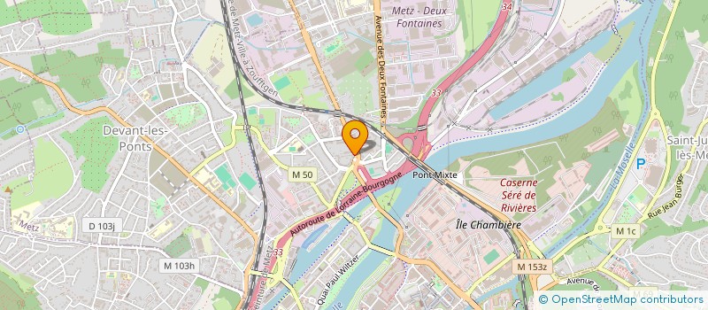 localisation de l'entreprise DECANI TOITURE  METZ