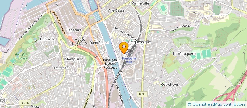localisation de l'entreprise DECANORD INFORMATIQUE  BOULOGNE-SUR-MER
