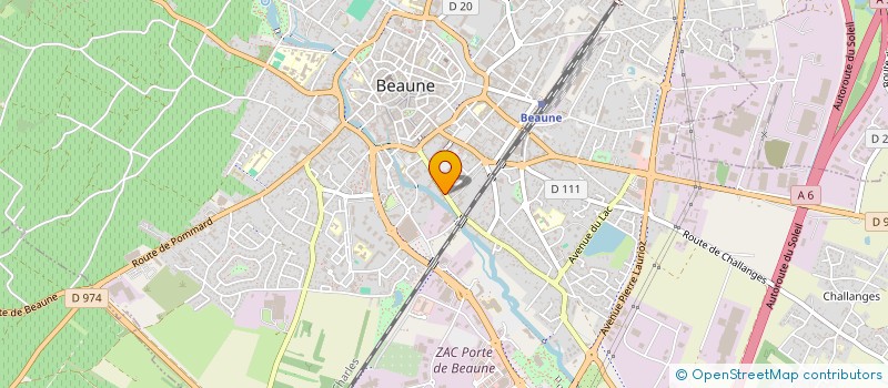 localisation de l'entreprise DECANTAIR à BEAUNE