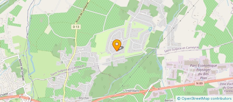 localisation de l'entreprise DECANTER TOURS  SAINT-SULPICE-ET-CAMEYRAC