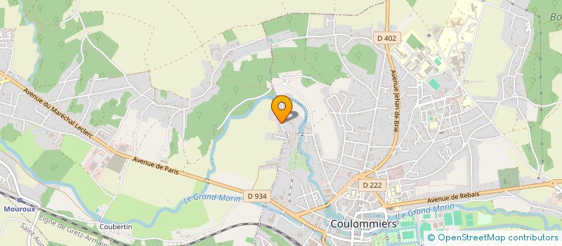 localisation de l'entreprise DECAP BRIE  MOUROUX